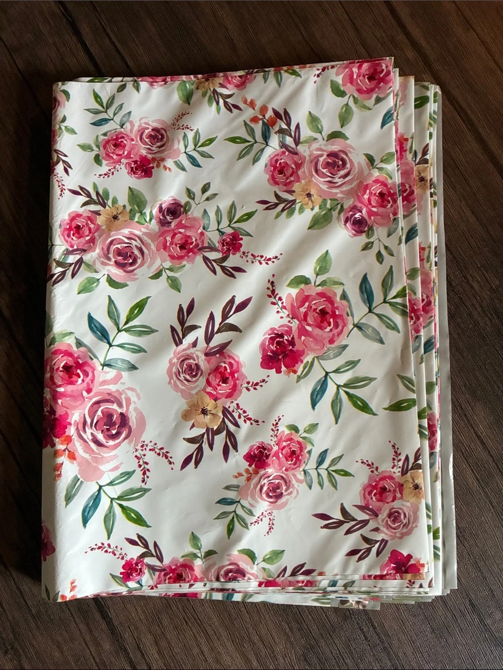 10 Count Floral Pattern Polymailers